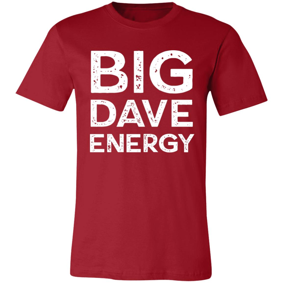Big Dave Energy Unisex T-Shirt | DMB Tour Merch | Dave Matthews Band T-Shirt