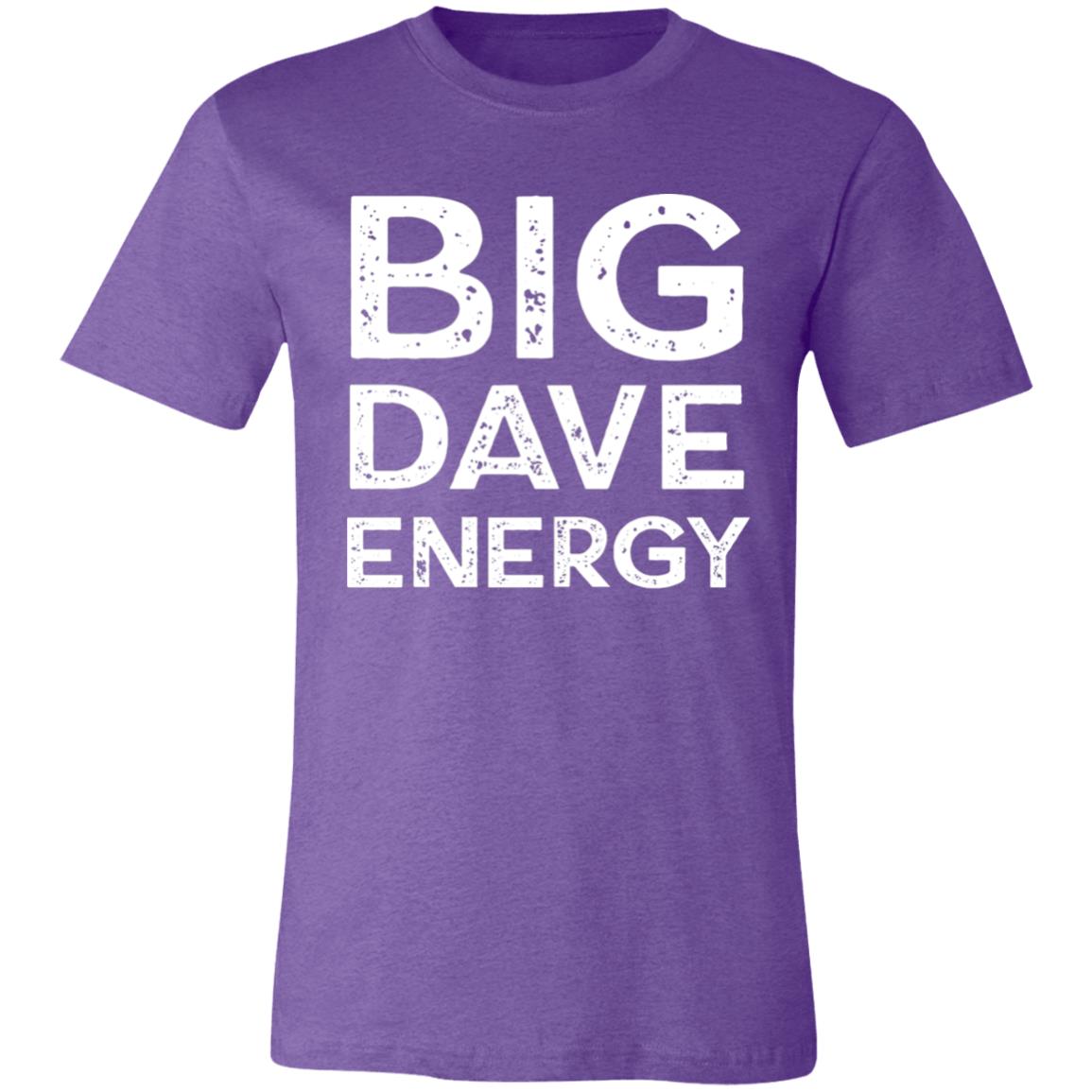 Big Dave Energy Unisex T-Shirt | DMB Tour Merch | Dave Matthews Band T-Shirt
