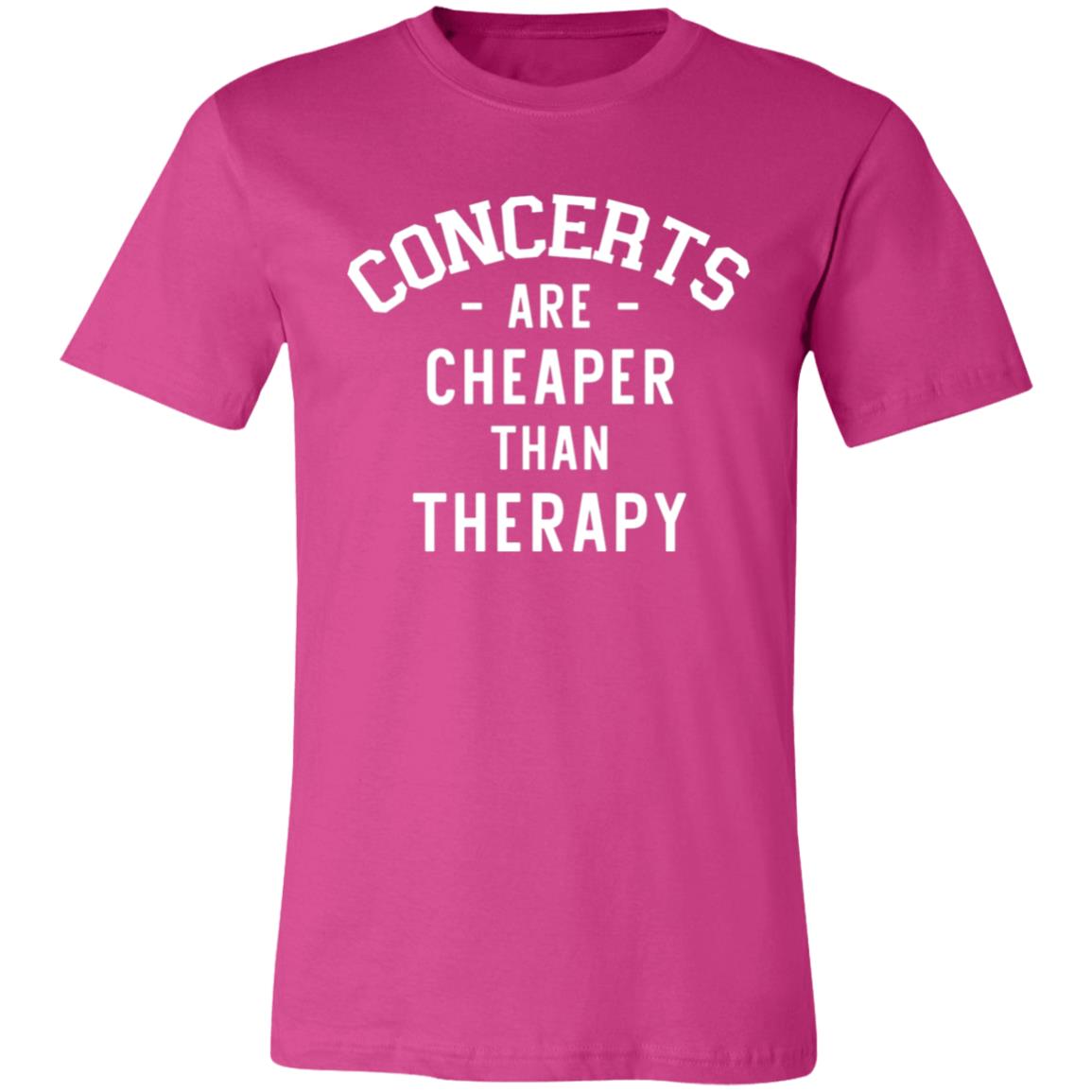 Concerts Are Cheaper Than Therapy | Music Merch Shirt | Band Shirt | Concert Shirt | Funny Shirt