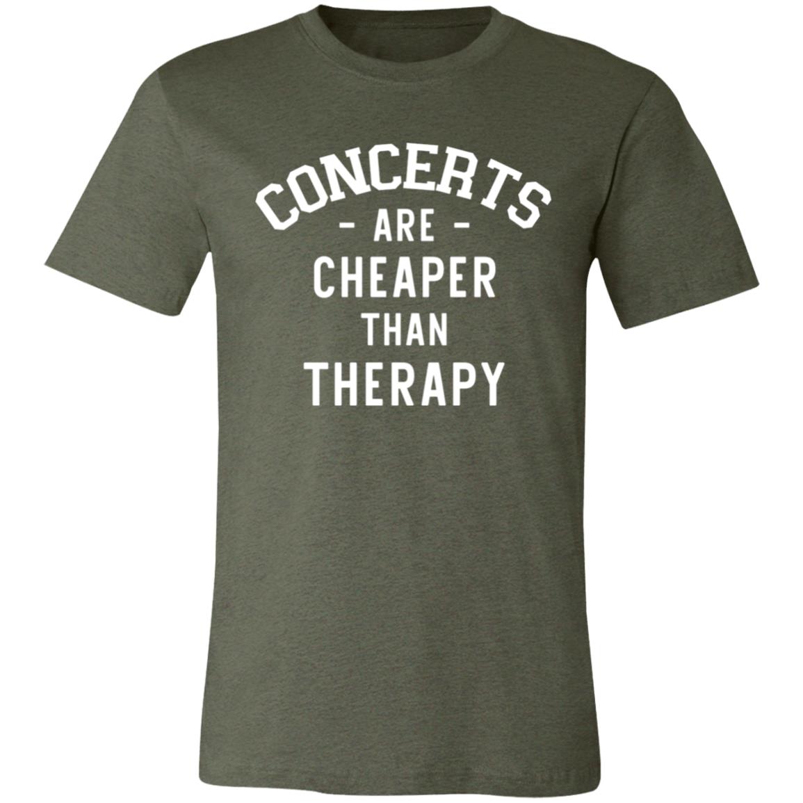 Concerts Are Cheaper Than Therapy | Music Merch Shirt | Band Shirt | Concert Shirt | Funny Shirt