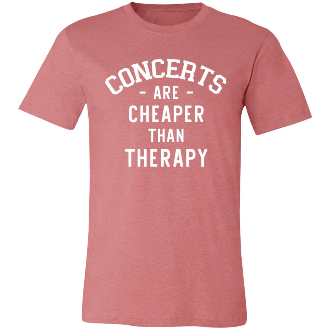 Concerts Are Cheaper Than Therapy | Music Merch Shirt | Band Shirt | Concert Shirt | Funny Shirt