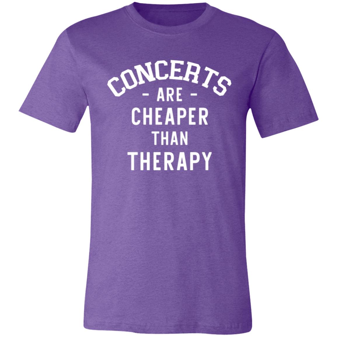 Concerts Are Cheaper Than Therapy | Music Merch Shirt | Band Shirt | Concert Shirt | Funny Shirt
