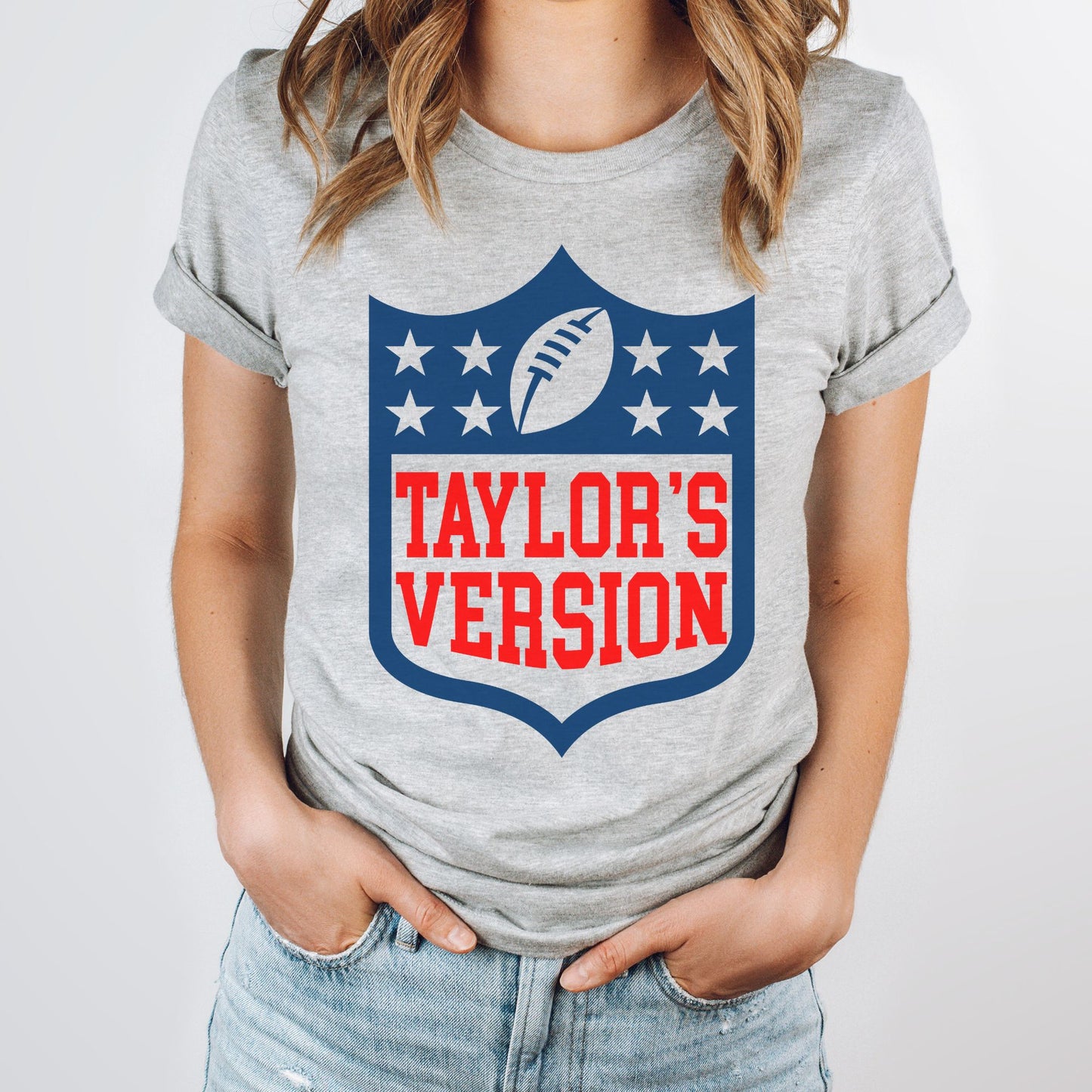 Taylor's Version Football T-Shirt | Taylor Travis Tee | Swiftie Fan Shirt