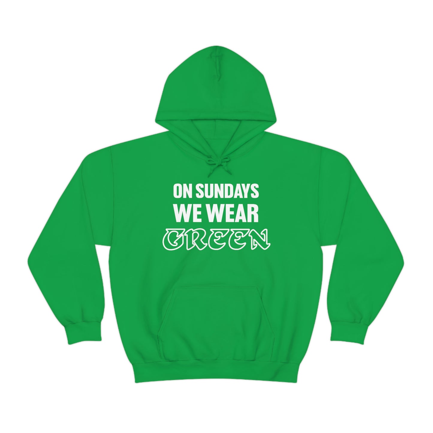 On Sundays We Wear Green Hoodie | Philadelphia Football Hoodie | Eagles Hoodie | Premium Unisex Hooded Sweatshirt