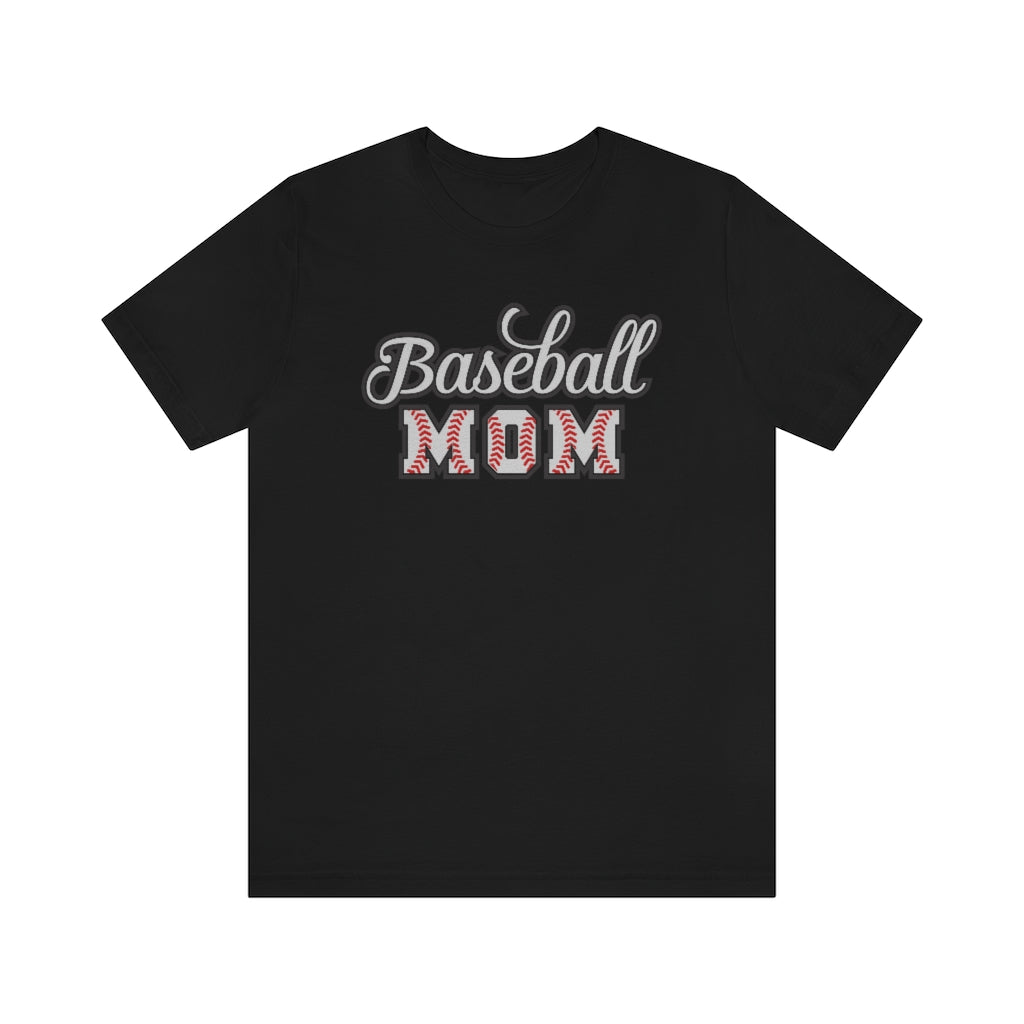 Baseball Mom Script Graphic T-Shirt