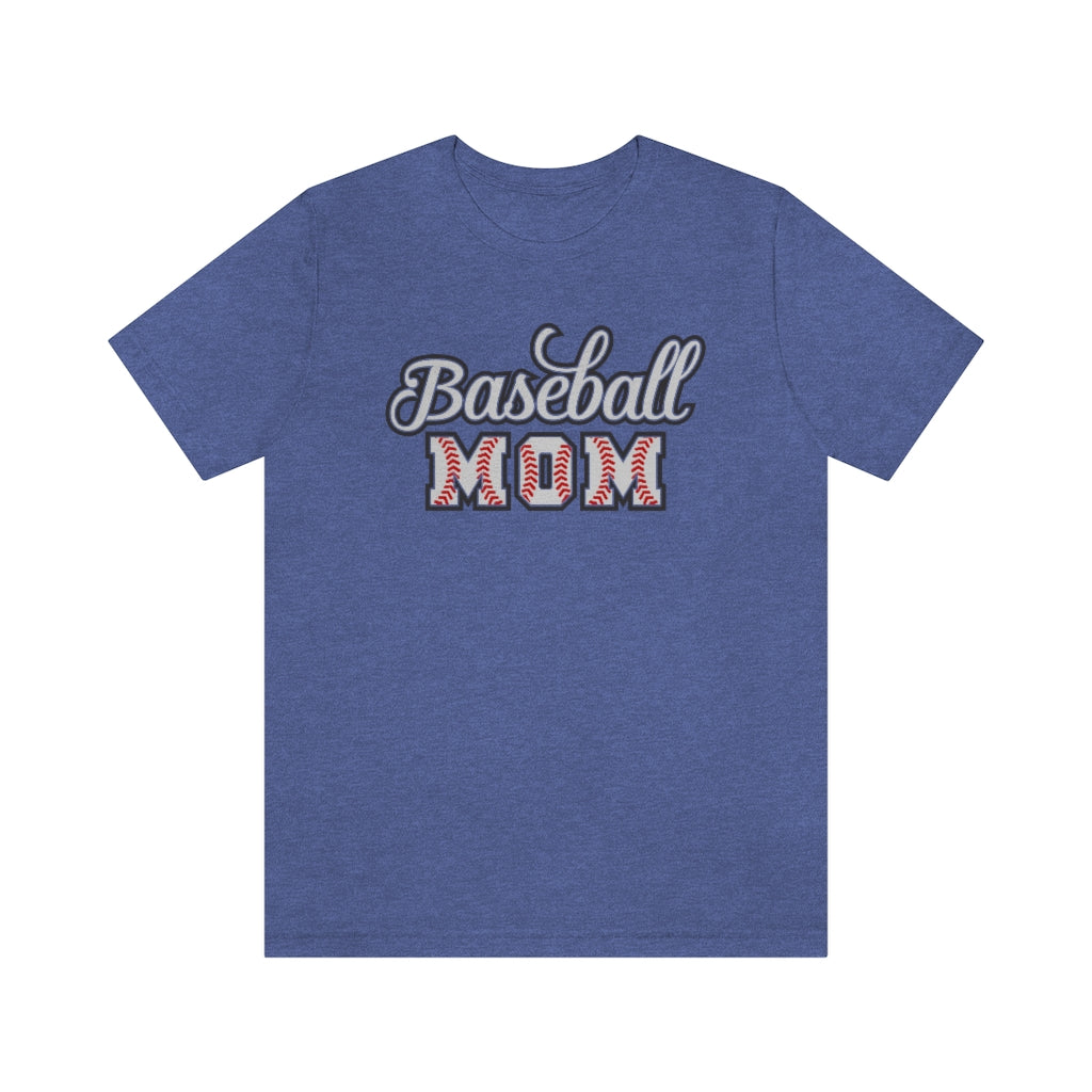 Baseball Mom Script Graphic T-Shirt