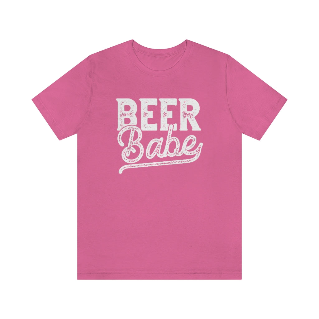 Beer Babe Graphic T-Shirt | Funny Drinking Shirt