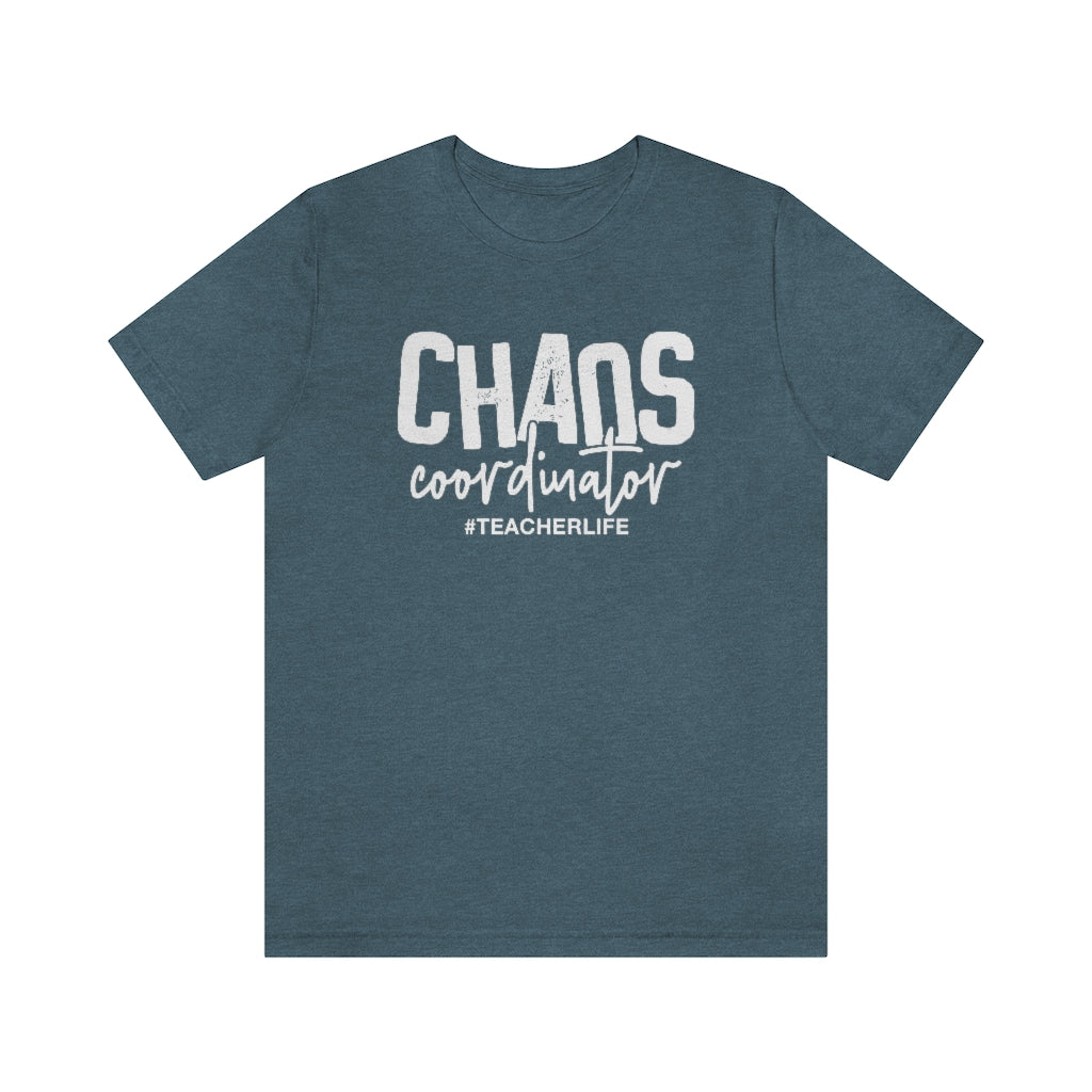 Chaos Coordinator Teacher Life Graphic T-Shirt