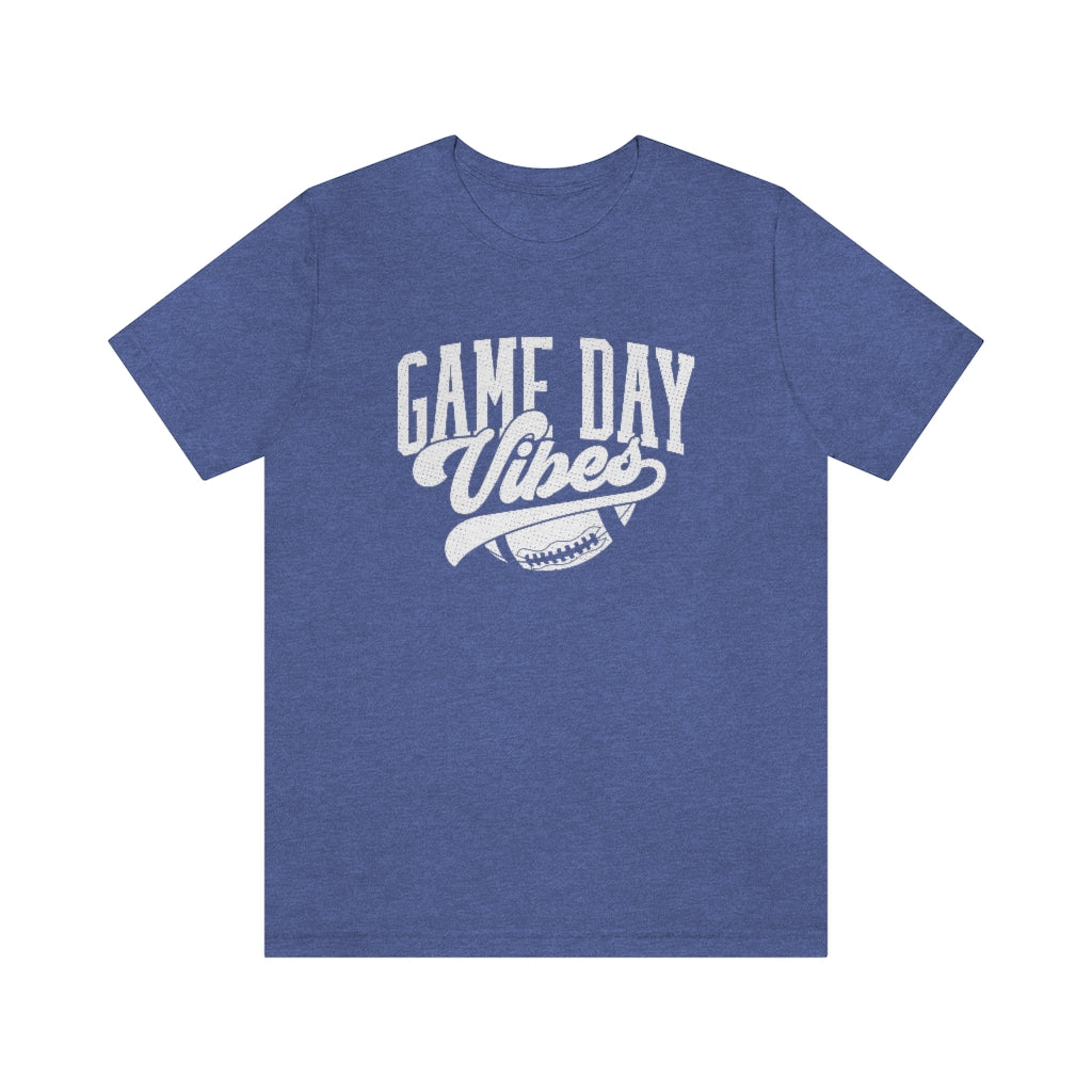 Game Day Vibes Football Shirt | Unisex Super Soft Premium Graphic T-Shirt