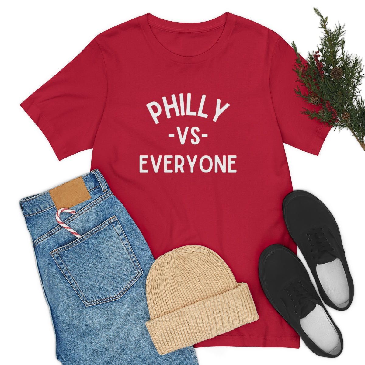 Philly Vs Everyone Shirt | Phillies Eagles Flyers Sixers Shirt | Funny Philadelphia Sports Graphic T-Shirt