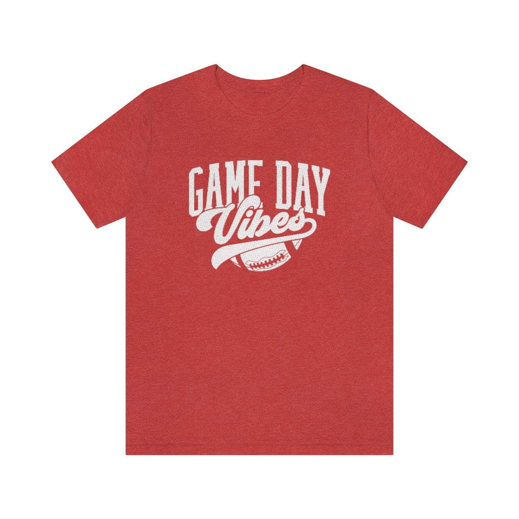 Game Day Vibes Football Shirt | Unisex Super Soft Premium Graphic T-Shirt