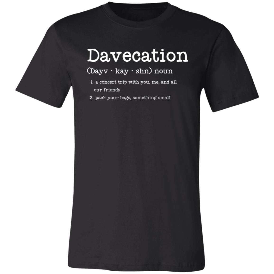 Davecation Concert T-Shirt | DMB Tour Merch | Super Soft Premium Unisex Shirt