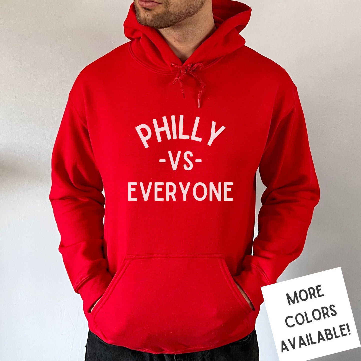 Philly Vs Everyone Funny Philadelphia Sports Hoodie | Premium Unisex Hooded Sweatshirt