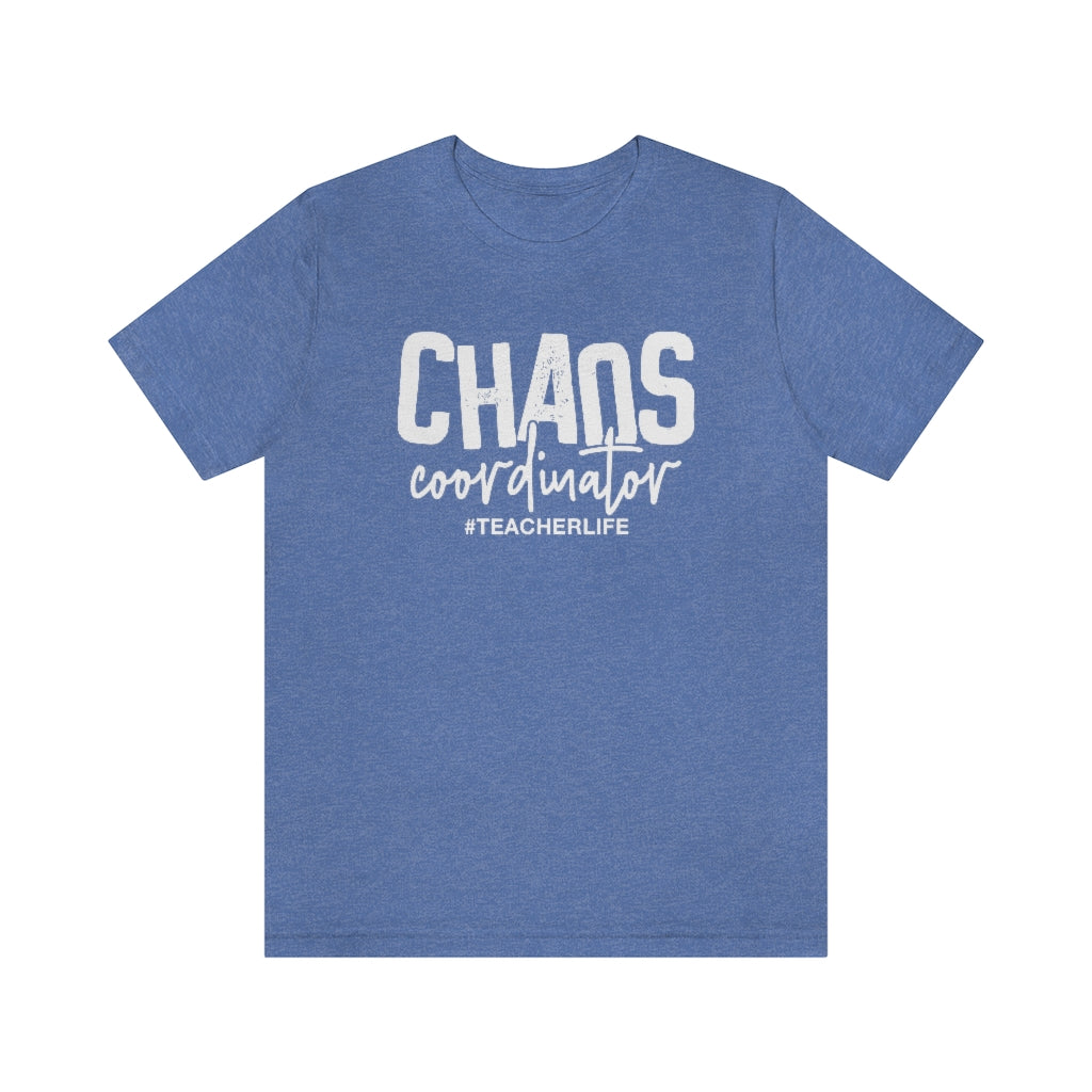 Chaos Coordinator Teacher Life Graphic T-Shirt