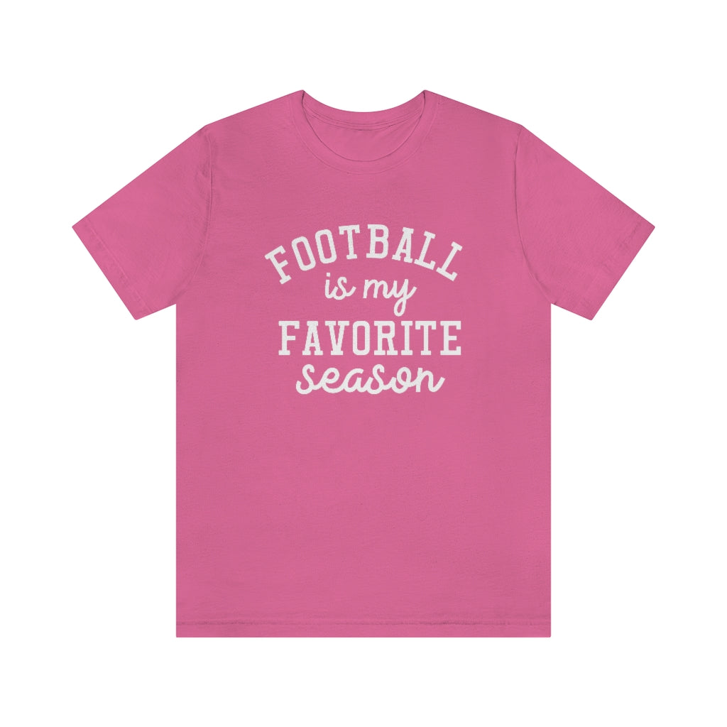 Football is My Favorite Season Shirt | Unisex Super Soft Premium Graphic T-Shirt