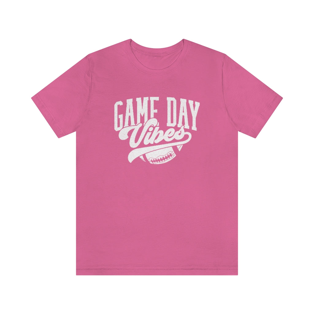 Game Day Vibes Football Shirt | Unisex Super Soft Premium Graphic T-Shirt