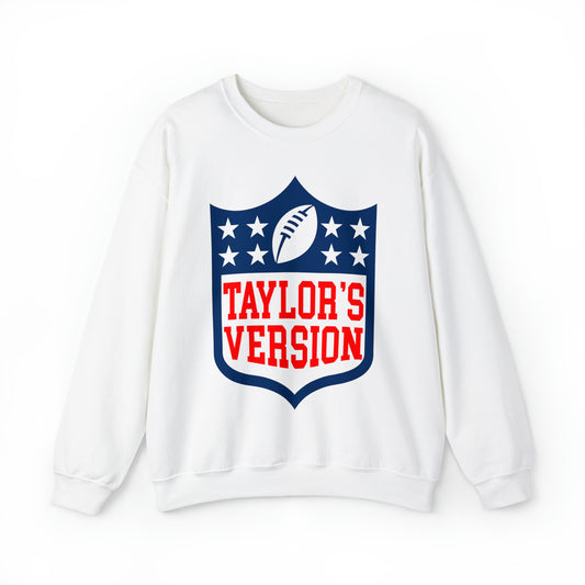 Taylor Version Football Crewneck Sweatshirt | Taylor Travis Sweatshirt | Swift Fan Shirt