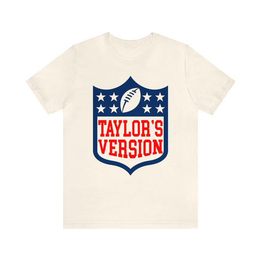 Taylor's Version Football T-Shirt | Taylor Travis Tee | Swiftie Fan Shirt