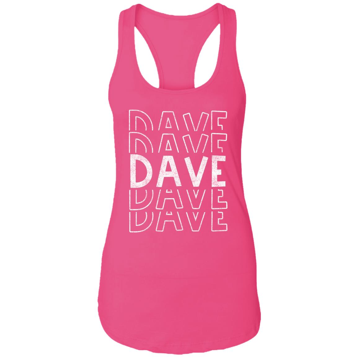 Stacked DAVE Retro Tank | DMB Women's Racerback Tank