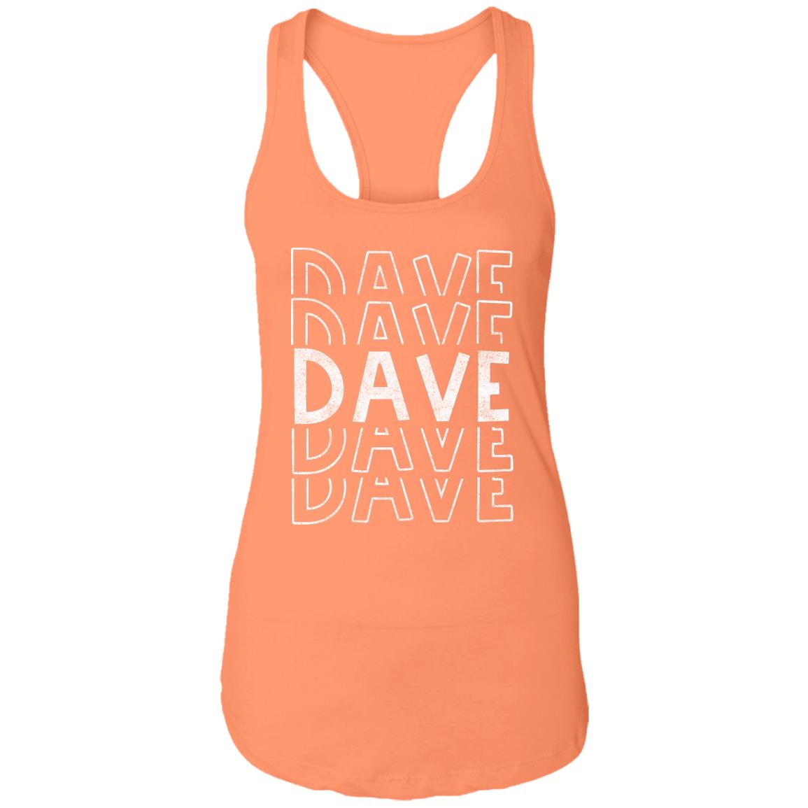 Stacked DAVE Retro Tank | DMB Women's Racerback Tank