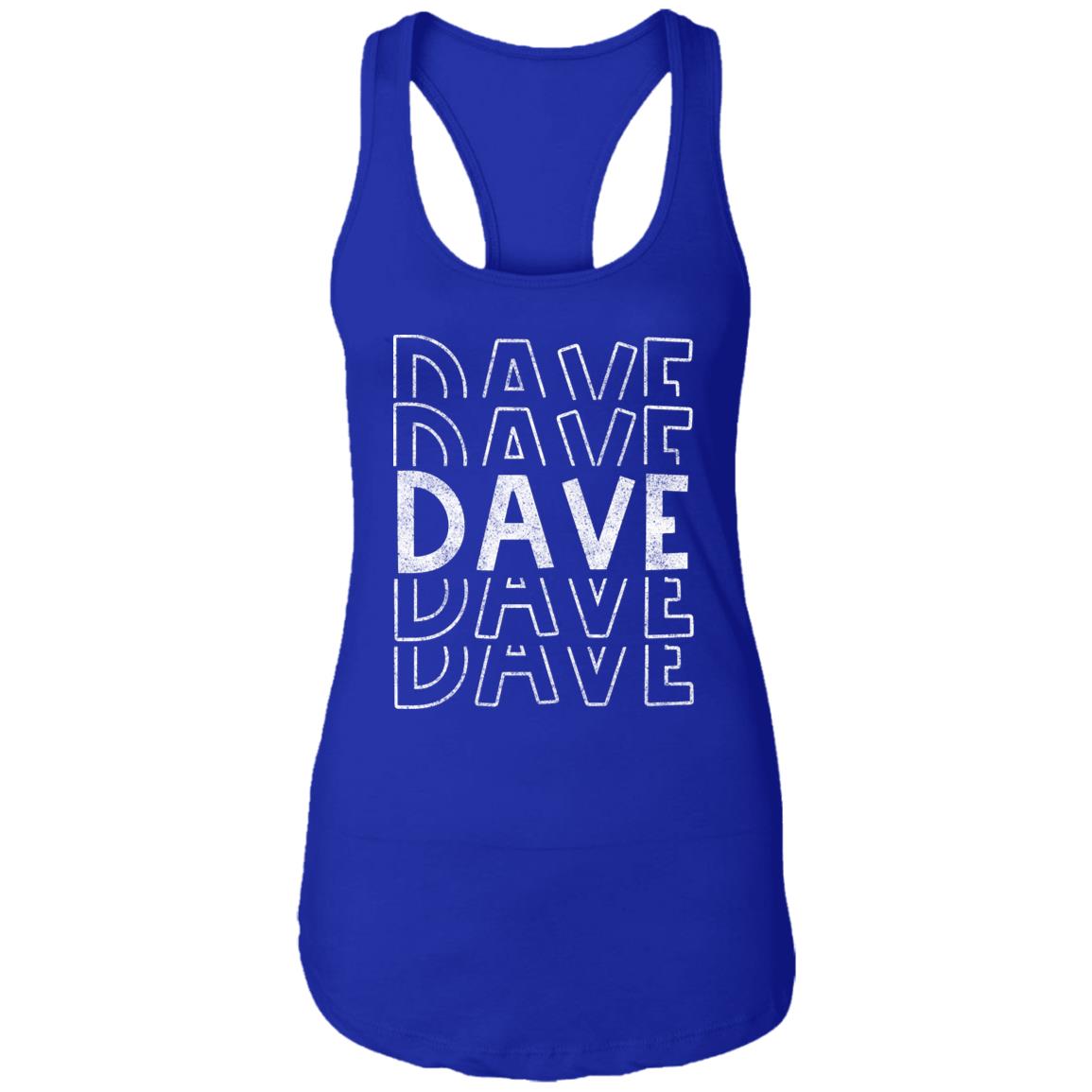 Stacked DAVE Retro Tank | DMB Women's Racerback Tank