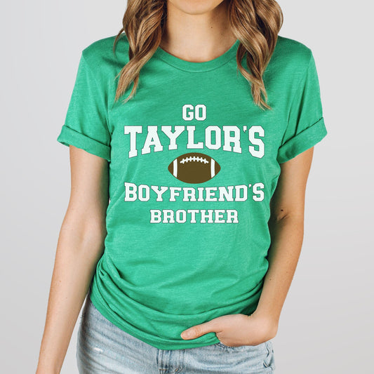 Go Taylors Boyfriend's Brother Shirt | Swift Kelce Philly Shirt | Swiftie Philadelphia Football Shirt | Swift Fan Gift