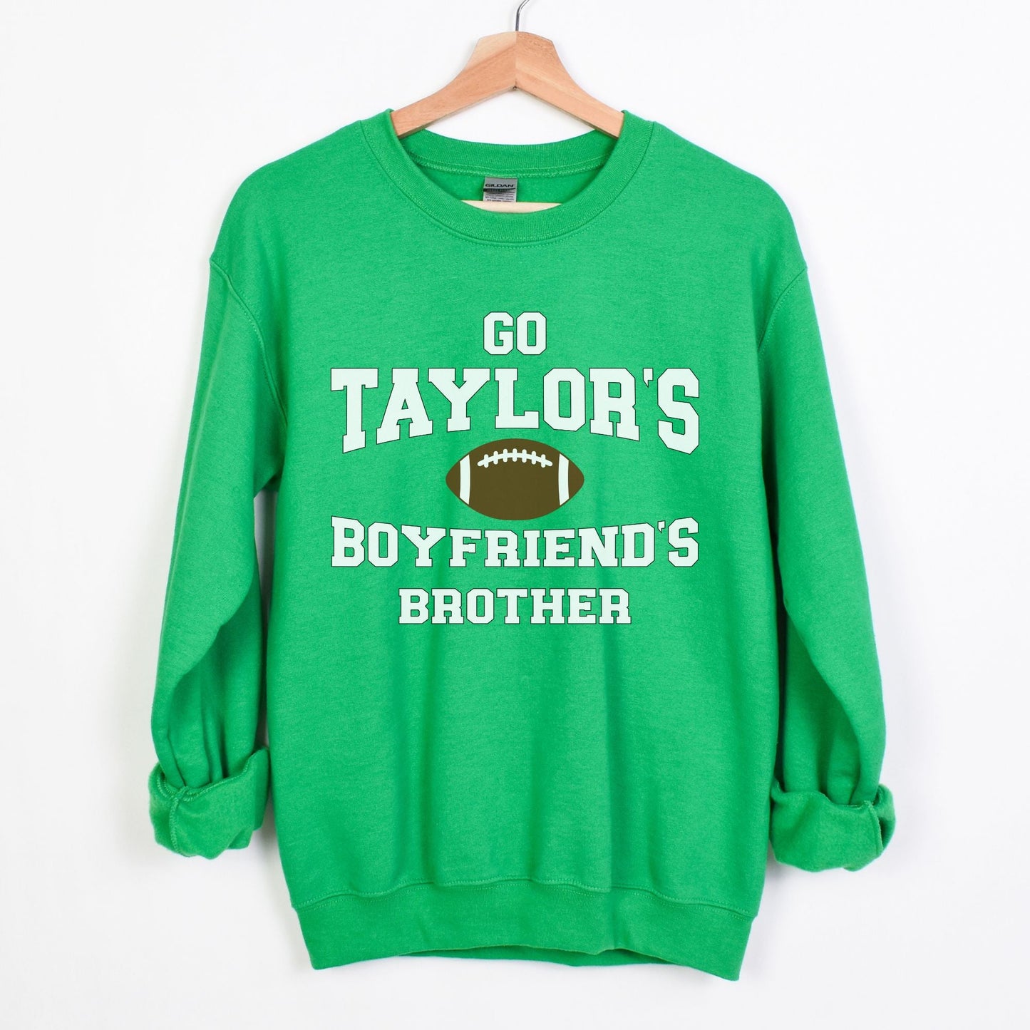 Go Taylors Boyfriend's Brother Crewneck Sweatshirt | Swift Kelce Philly Shirt | Swiftie Football Shirt | Swift Sweatshirt