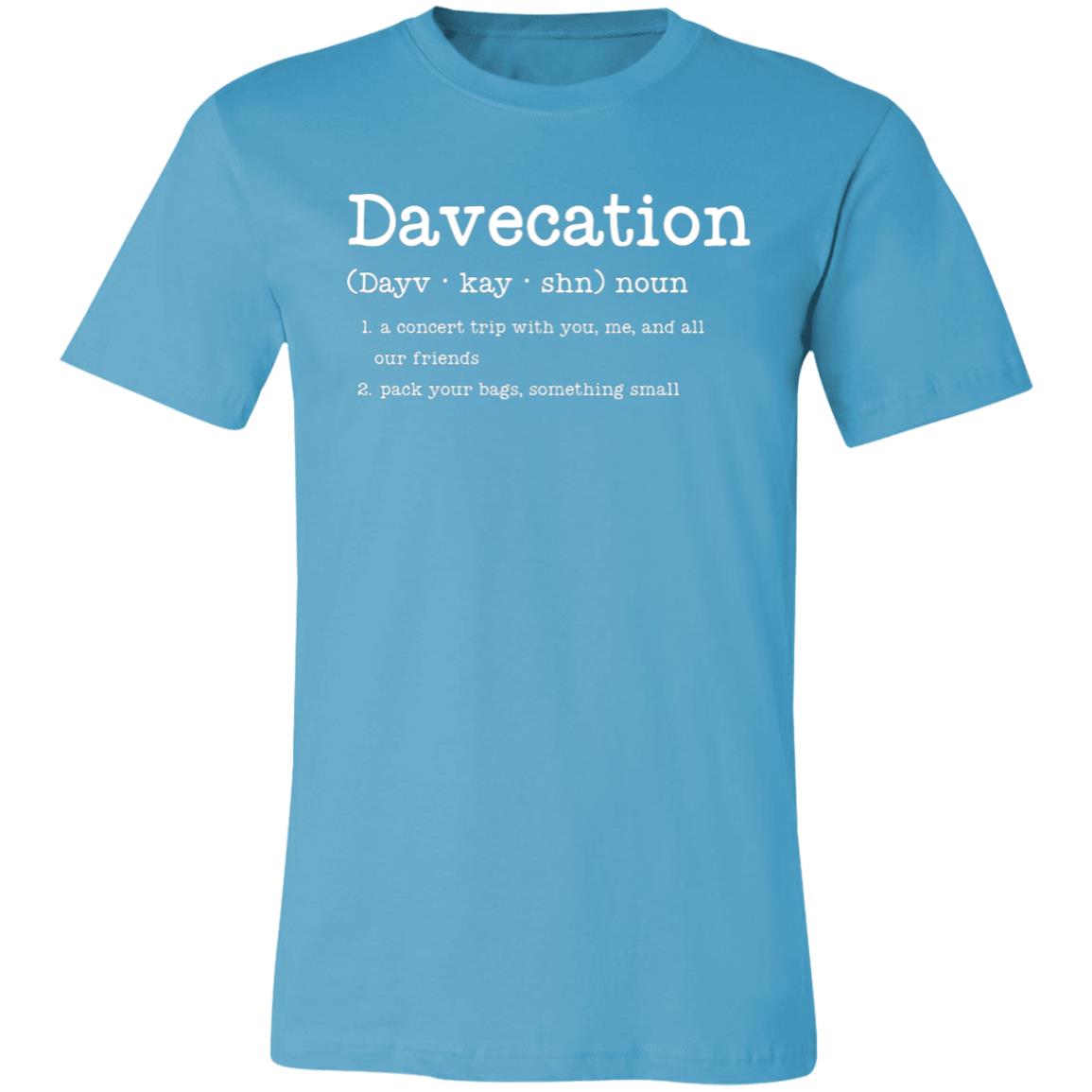 Davecation Concert T-Shirt | DMB Tour Merch | Super Soft Premium Unisex Shirt