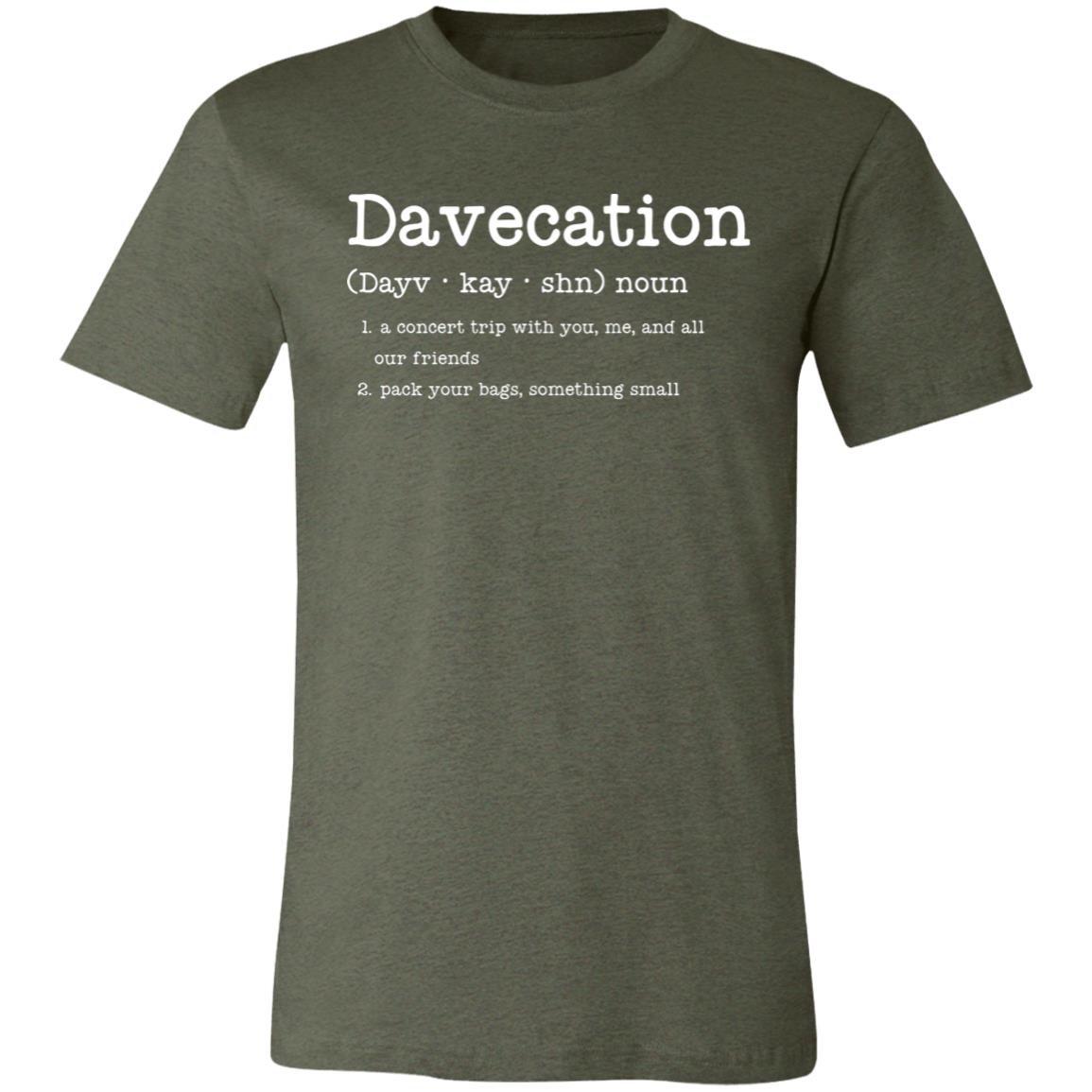 Davecation Concert T-Shirt | DMB Tour Merch | Super Soft Premium Unisex Shirt