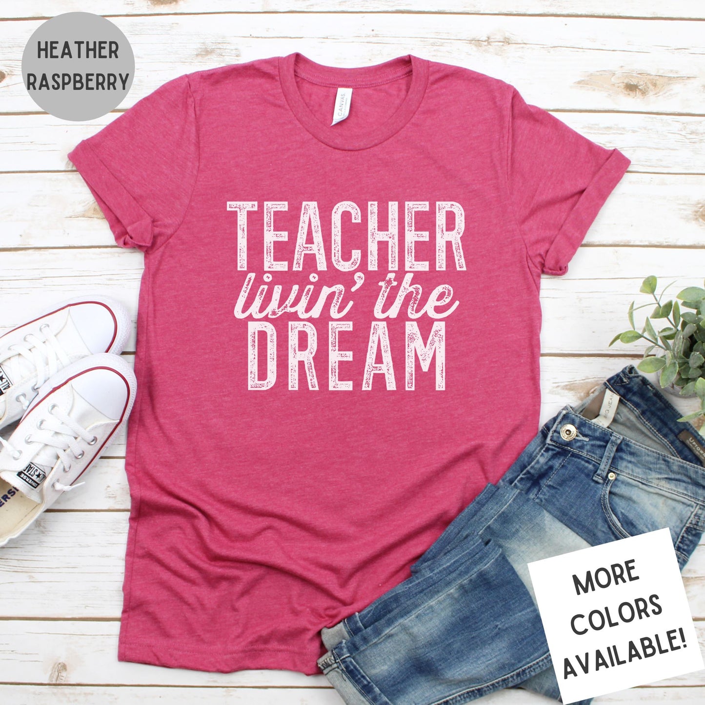Teacher Livin' The Dream Graphic T-Shirt