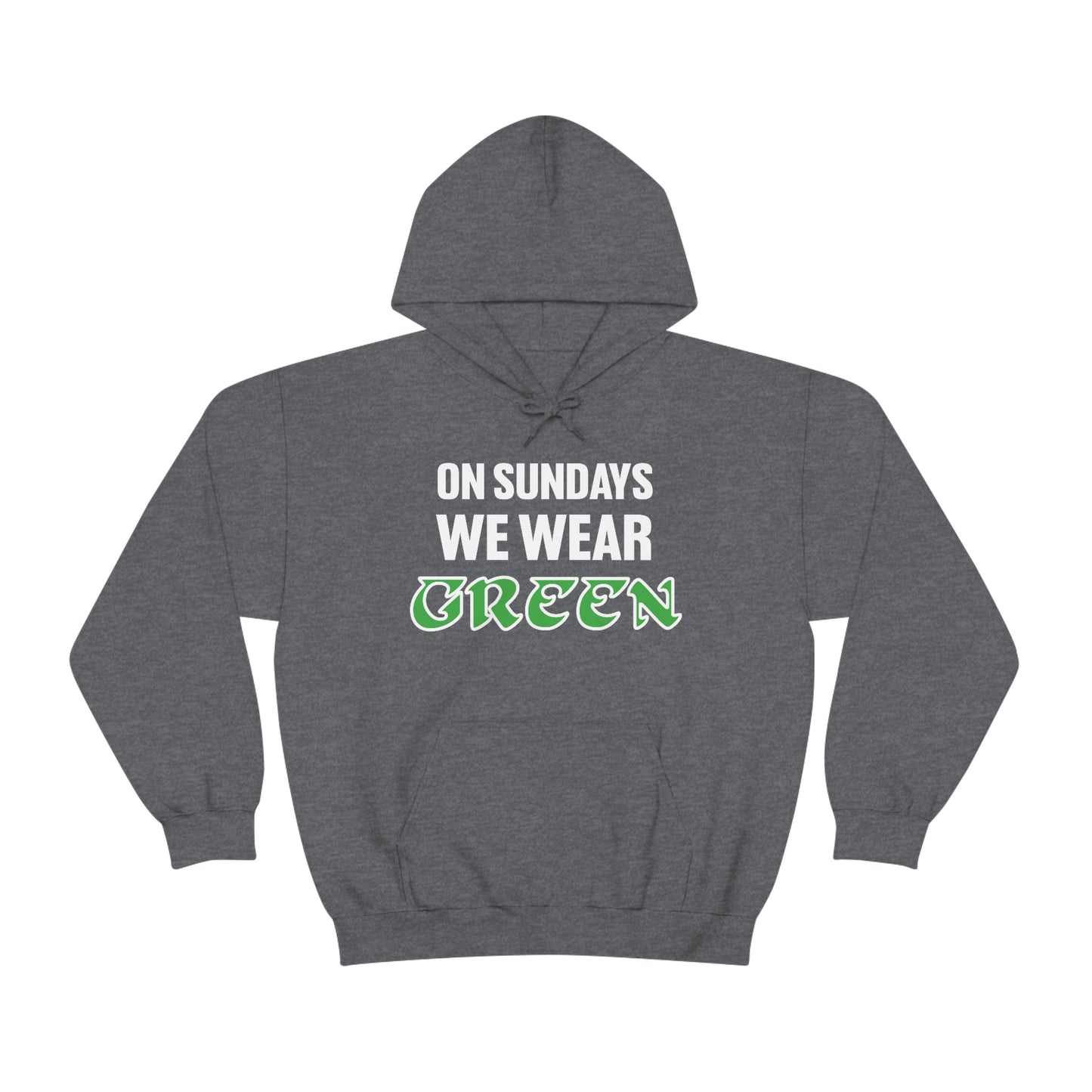 On Sundays We Wear Green Hoodie | Philadelphia Football Hoodie | Eagles Hoodie | Premium Unisex Hooded Sweatshirt